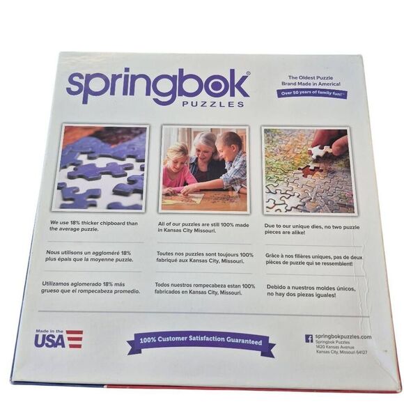 Springbok American Icons 1000 pc Jigsaw Puzzle, Box Damaged - Picture 5 of 5
